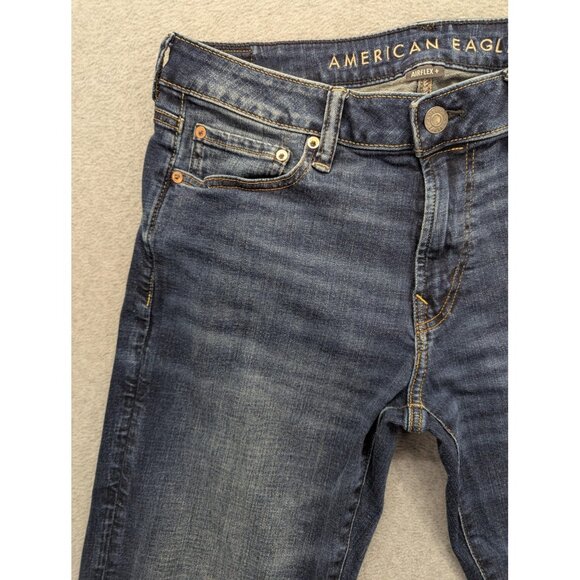 American Eagle Jeans Mens 32x34 Blue Original Bootcut AirFlex+ Stretch Denim - Picture 2 of 15